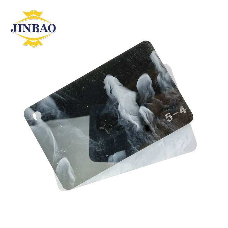 Efecto de mármol alternativo Corte por láser Brillo Mármol decorativo como panel Hoja de acrílico con patrón de madera de 2,8 mm